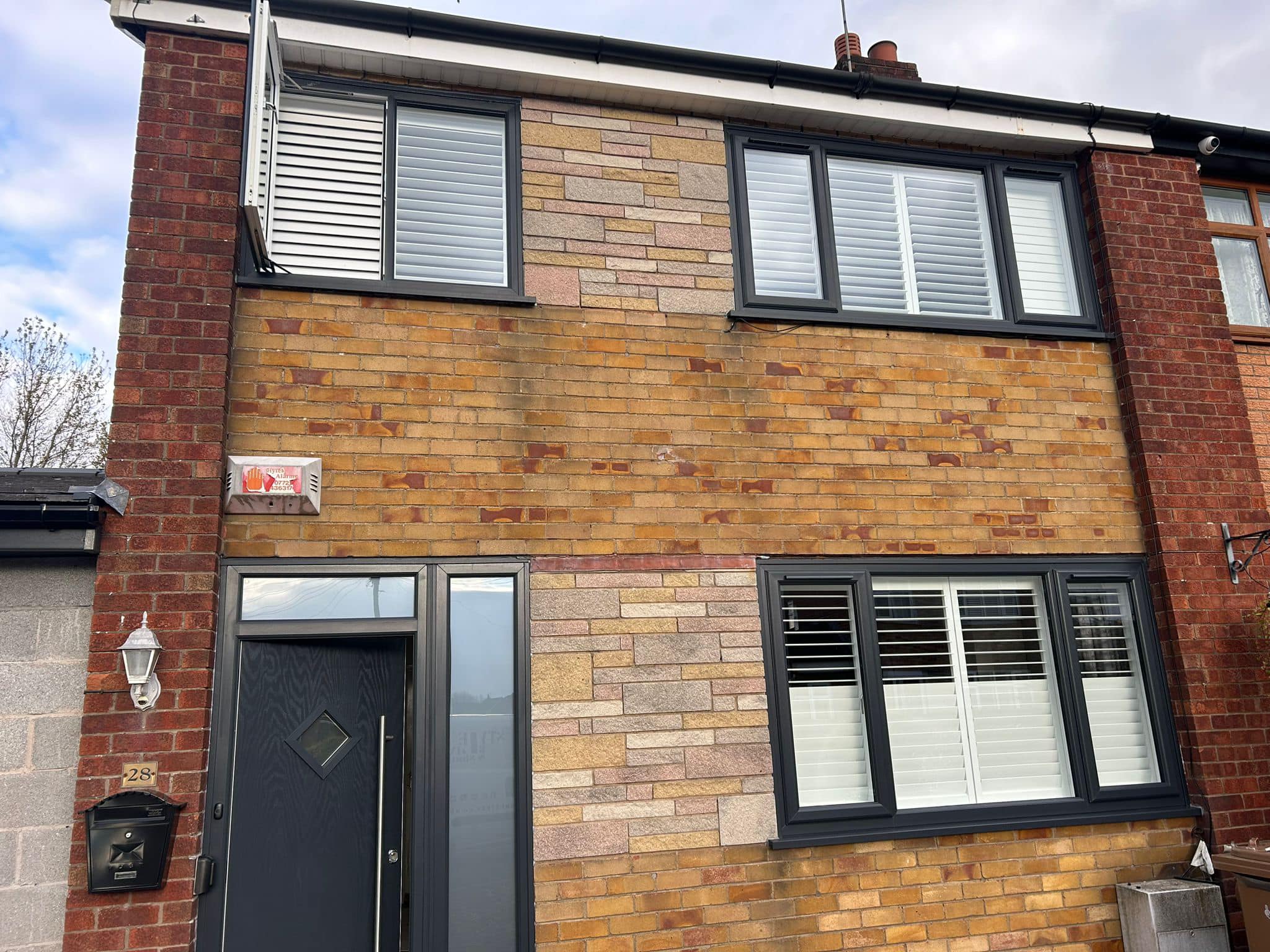 Window blinds professionally fitted in a customer home